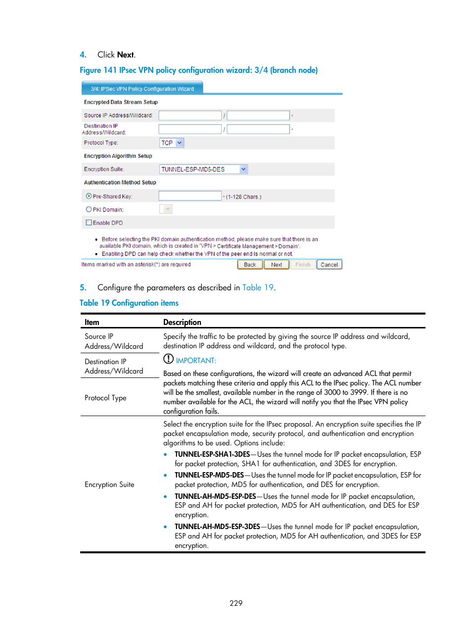 H3C Technologies H3C SecPath F1000-E User Manual | Page 241 / 490