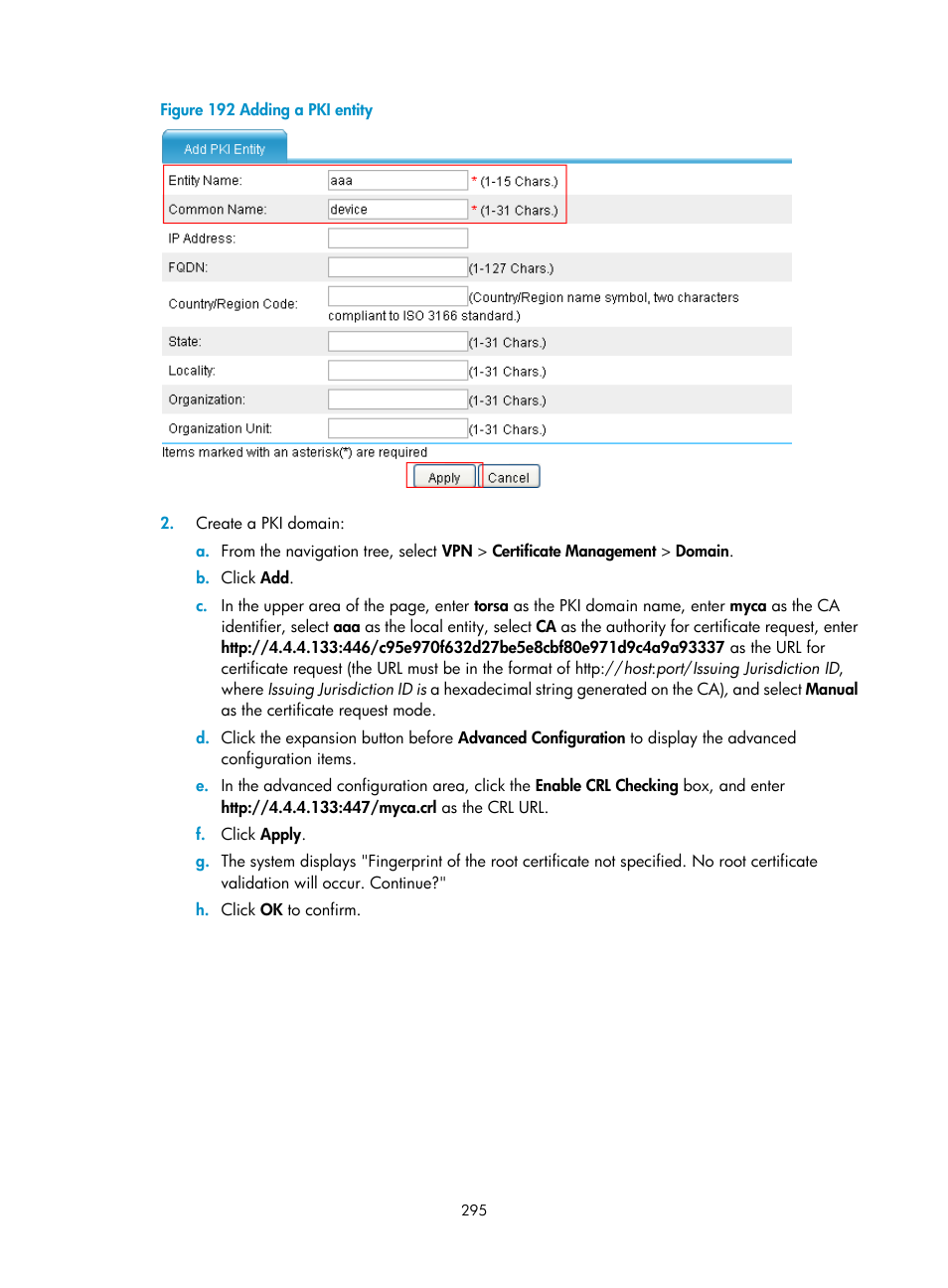 H3C Technologies H3C SecPath F1000-E User Manual | Page 307 / 490