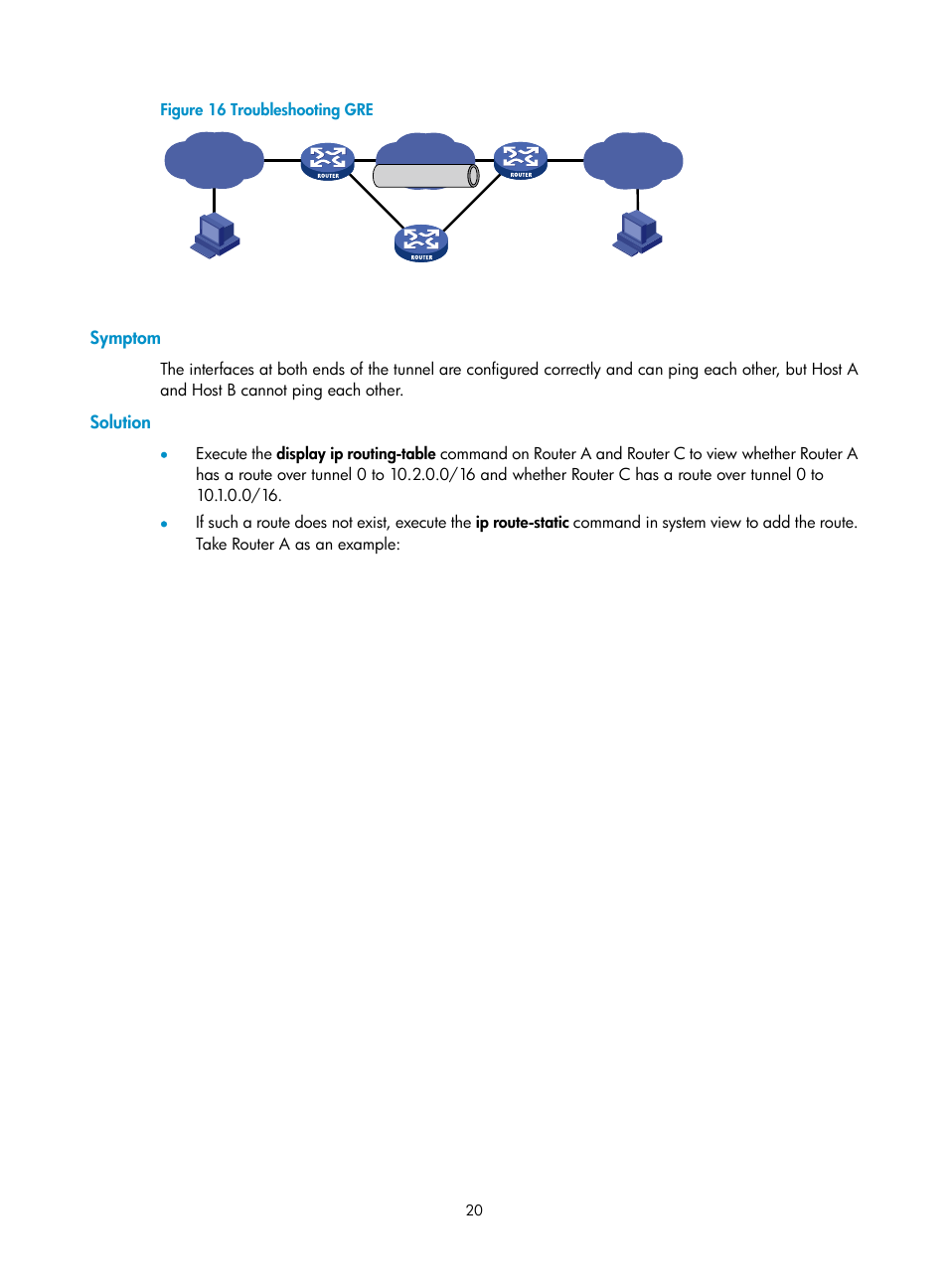 Symptom, Solution | H3C Technologies H3C SecPath F1000-E User Manual | Page 32 / 490