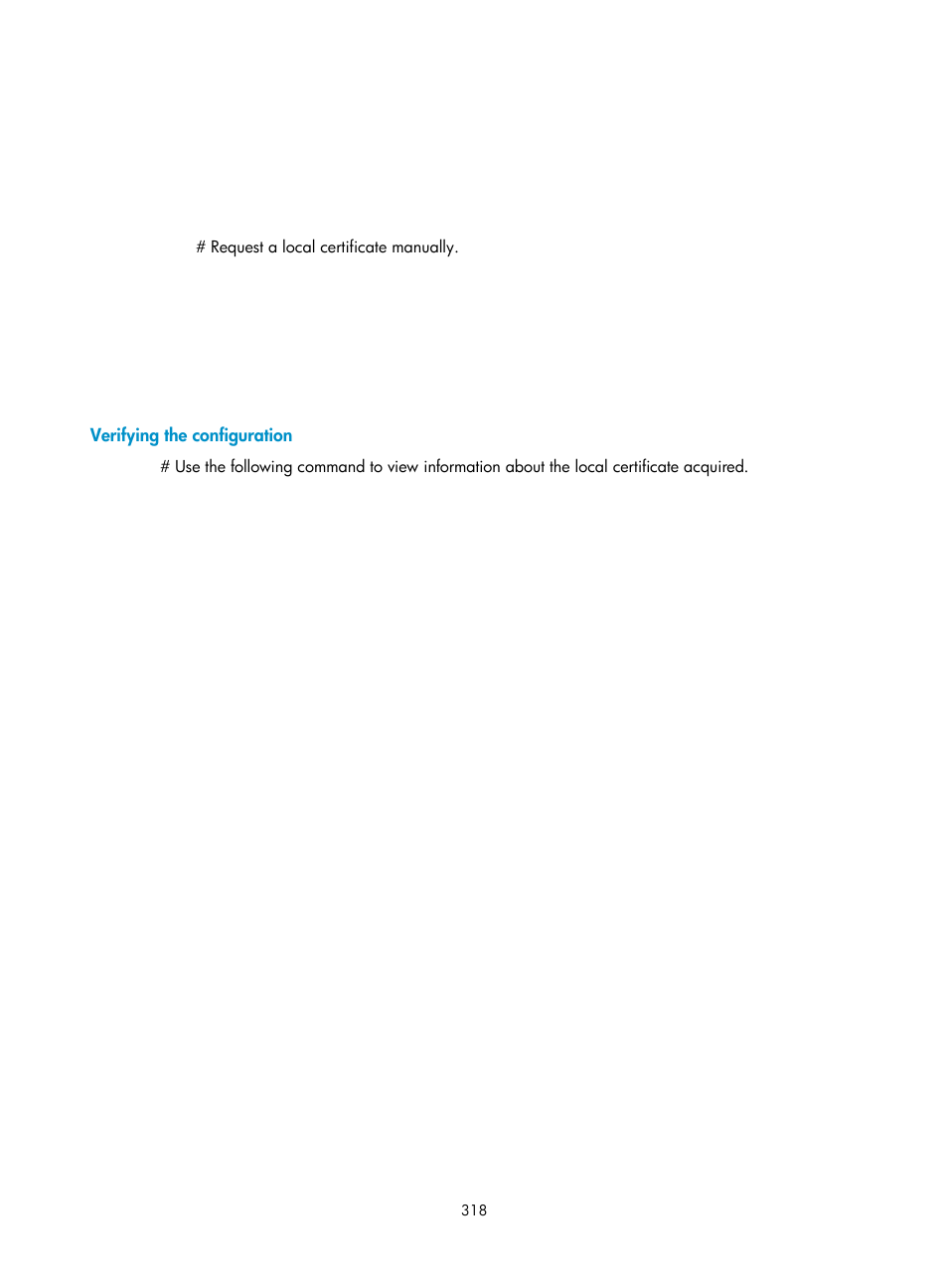 Verifying the configuration | H3C Technologies H3C SecPath F1000-E User Manual | Page 330 / 490