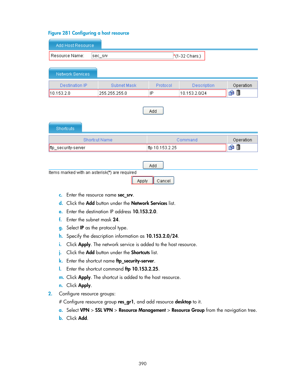 H3C Technologies H3C SecPath F1000-E User Manual | Page 402 / 490