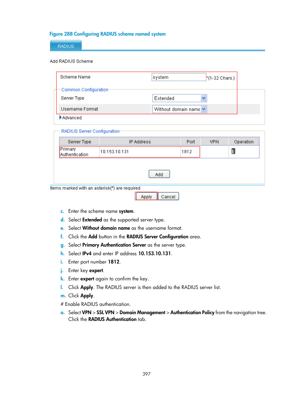 H3C Technologies H3C SecPath F1000-E User Manual | Page 409 / 490