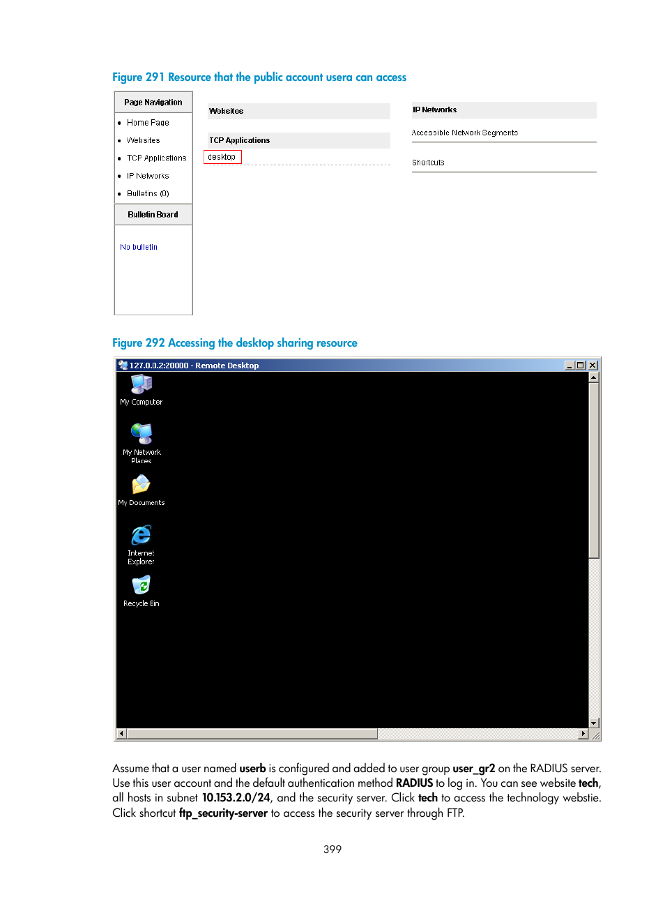 N in, Figure 291, Figure 292 | H3C Technologies H3C SecPath F1000-E User Manual | Page 411 / 490