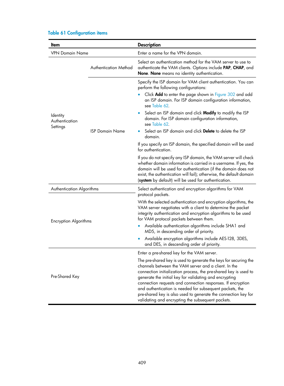 H3C Technologies H3C SecPath F1000-E User Manual | Page 421 / 490