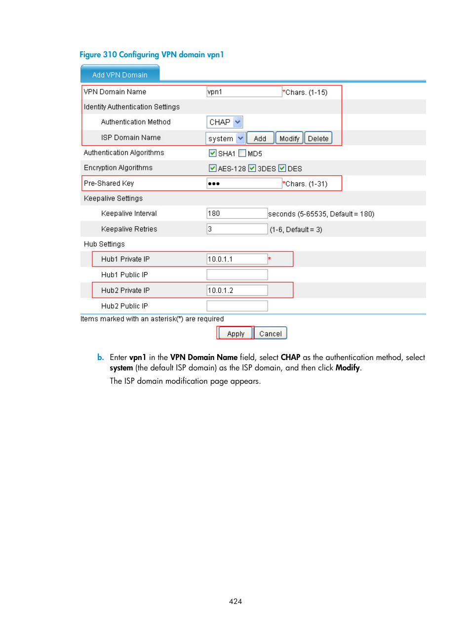 H3C Technologies H3C SecPath F1000-E User Manual | Page 436 / 490