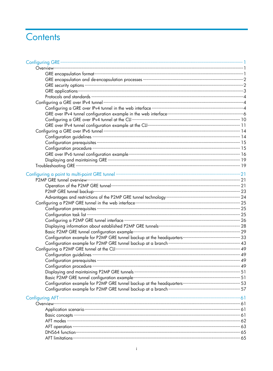 H3C Technologies H3C SecPath F1000-E User Manual | Page 6 / 490