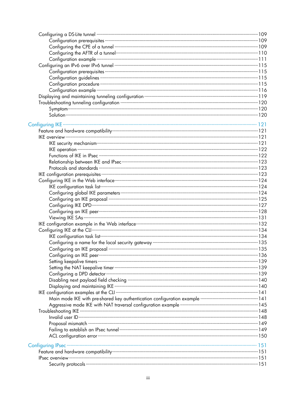 H3C Technologies H3C SecPath F1000-E User Manual | Page 8 / 490