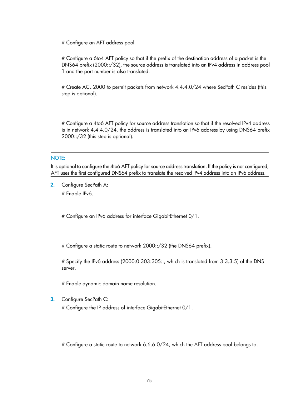 H3C Technologies H3C SecPath F1000-E User Manual | Page 87 / 490