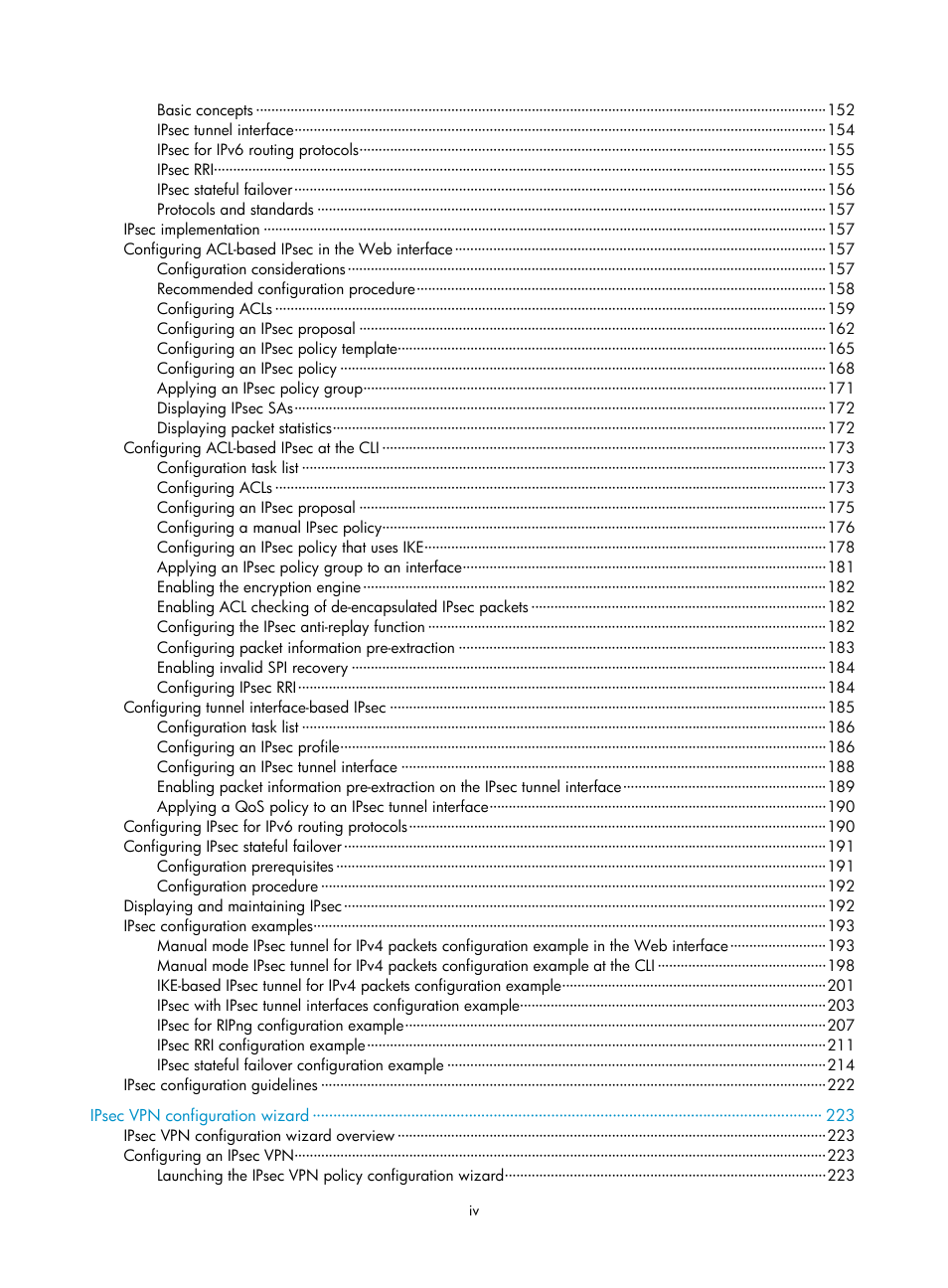 H3C Technologies H3C SecPath F1000-E User Manual | Page 9 / 490