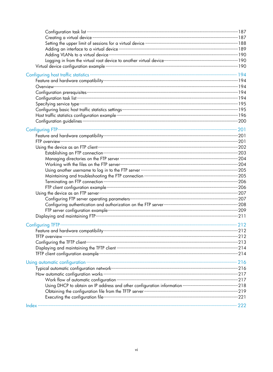 H3C Technologies H3C SecPath F1000-E User Manual | Page 11 / 234