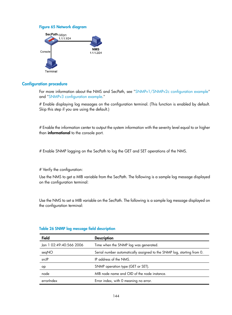 Configuration procedure | H3C Technologies H3C SecPath F1000-E User Manual | Page 155 / 234