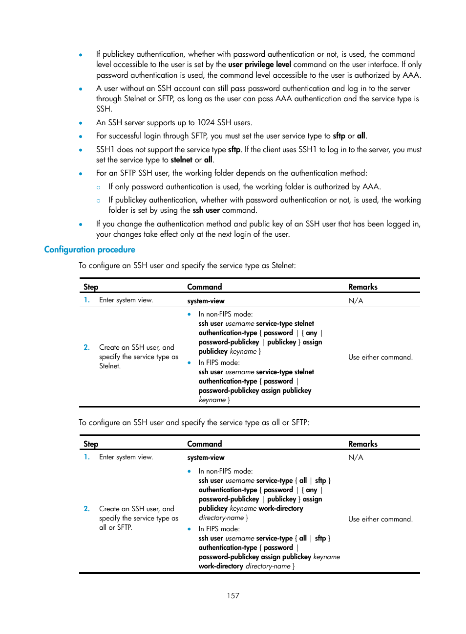 Configuration procedure | H3C Technologies H3C SecPath F1000-E User Manual | Page 168 / 234