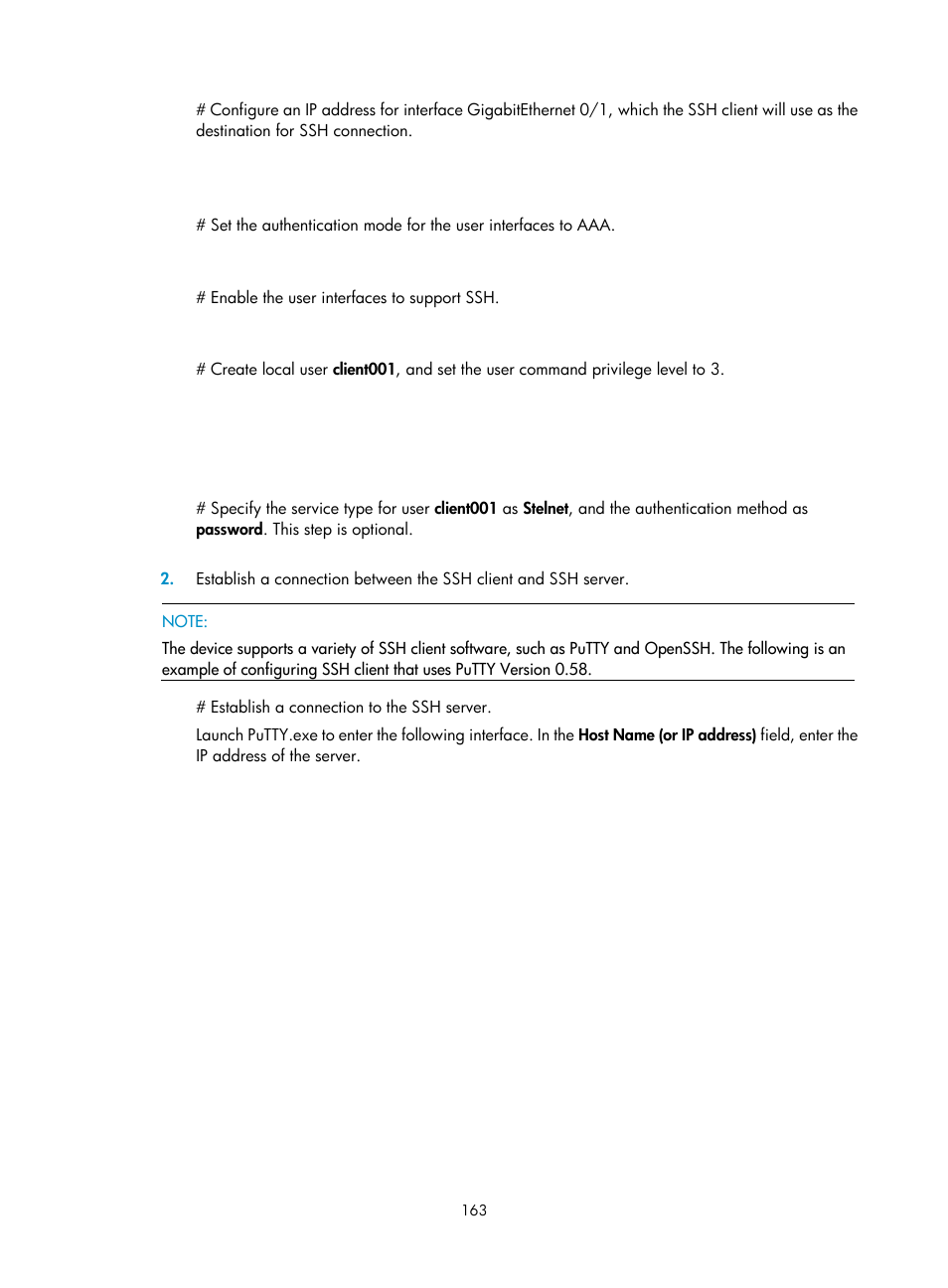 H3C Technologies H3C SecPath F1000-E User Manual | Page 174 / 234