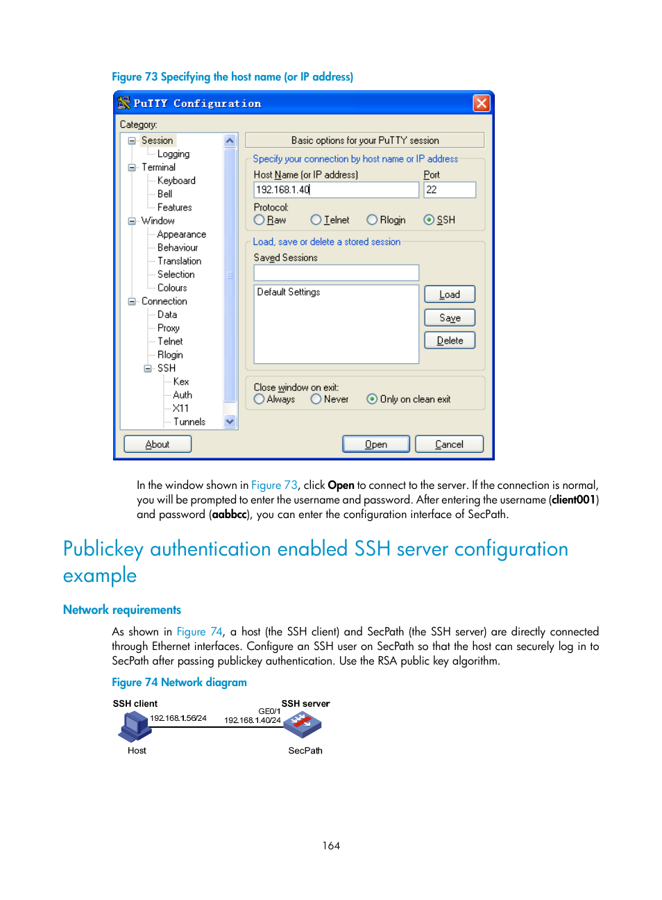 Network requirements | H3C Technologies H3C SecPath F1000-E User Manual | Page 175 / 234