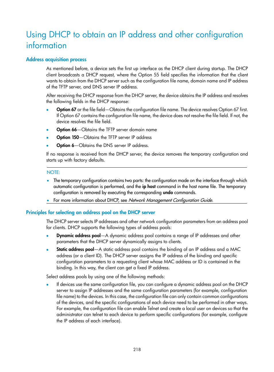 Address acquisition process | H3C Technologies H3C SecPath F1000-E User Manual | Page 229 / 234