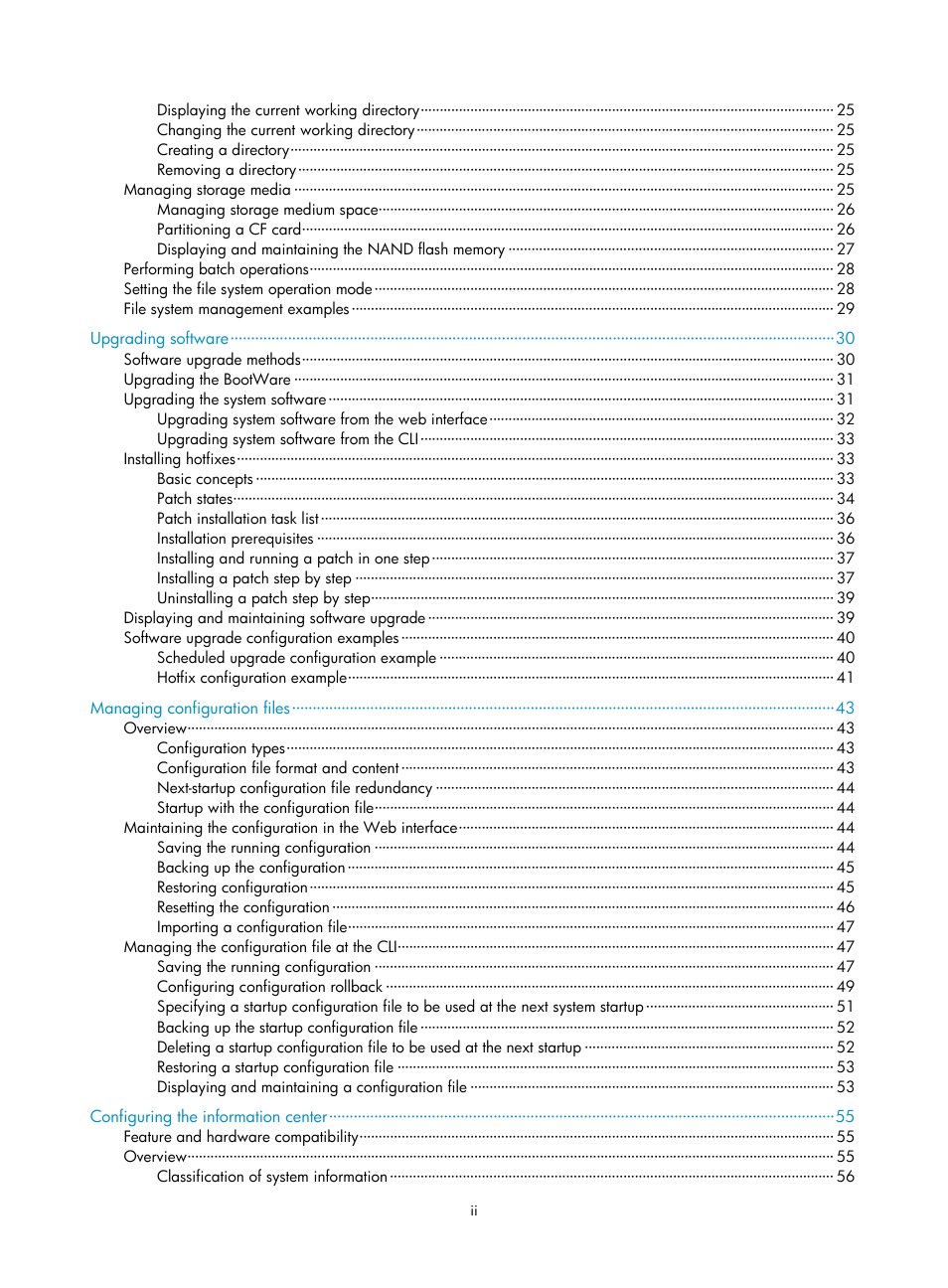 H3C Technologies H3C SecPath F1000-E User Manual | Page 7 / 234