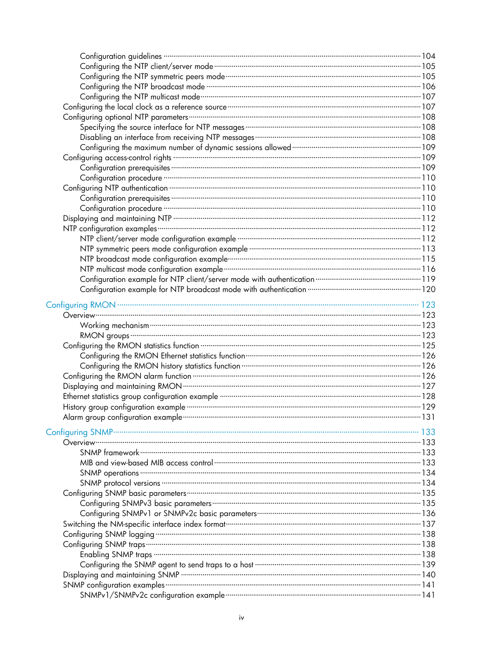 H3C Technologies H3C SecPath F1000-E User Manual | Page 9 / 234