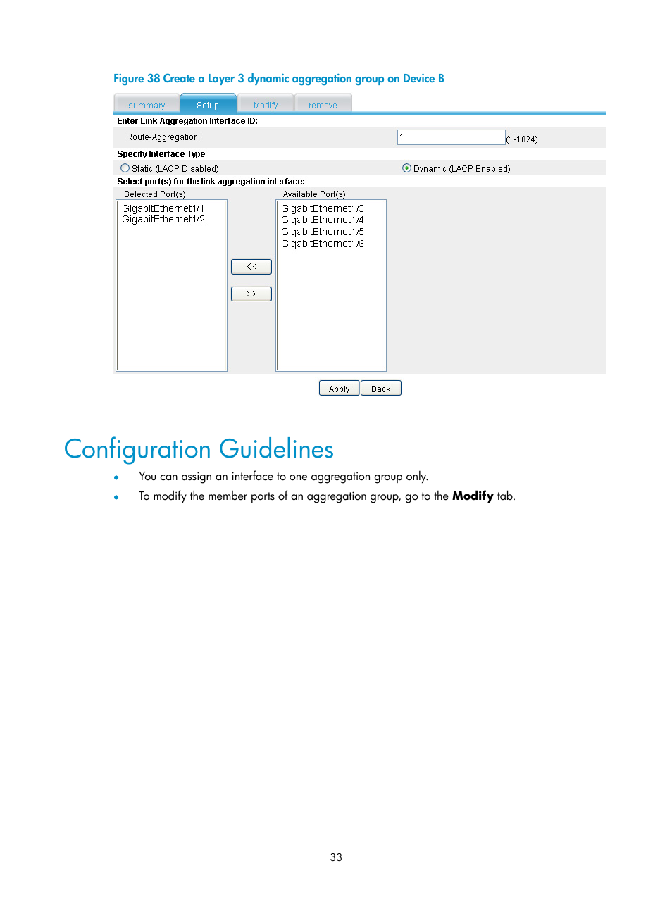 Configuration guidelines | H3C Technologies H3C SecPath F1000-E User Manual | Page 123 / 938