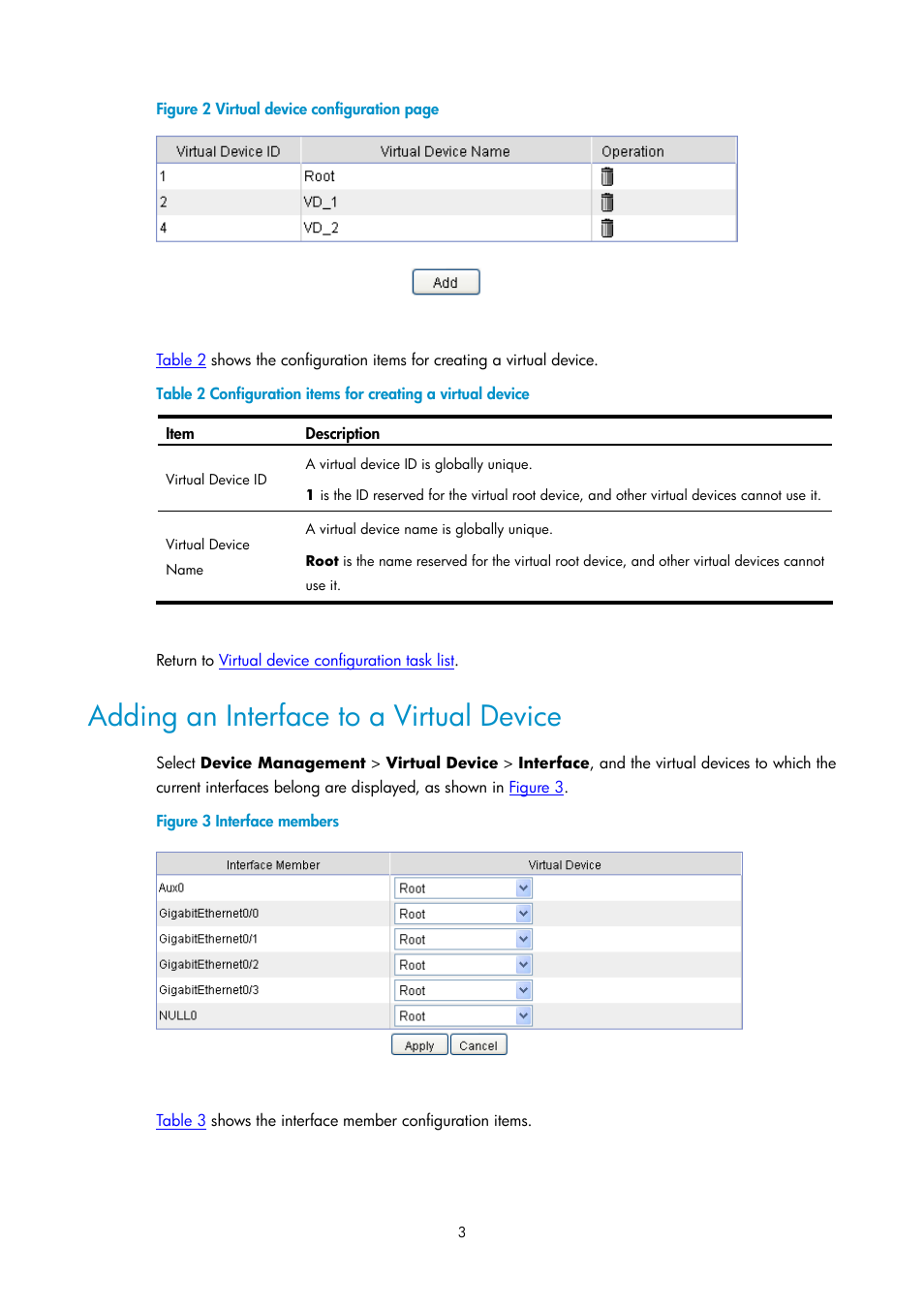 Adding an interface to a virtual device, Figure 2 | H3C Technologies H3C SecPath F1000-E User Manual | Page 137 / 938