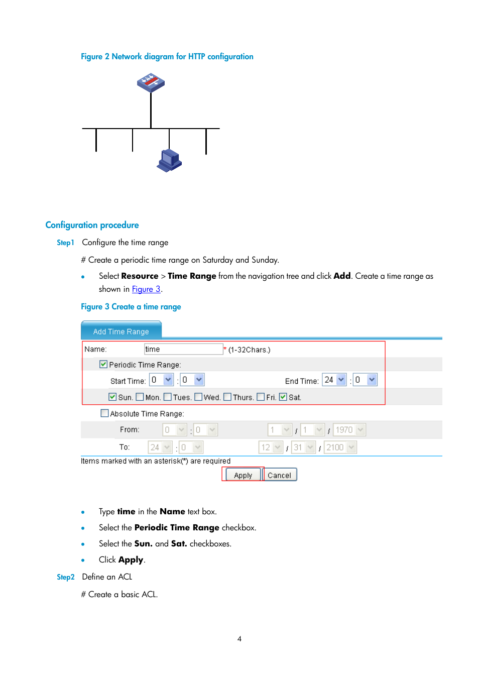 Configuration procedure | H3C Technologies H3C SecPath F1000-E User Manual | Page 151 / 938
