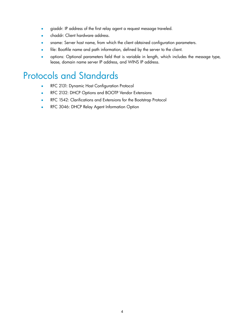 Protocols and standards | H3C Technologies H3C SecPath F1000-E User Manual | Page 231 / 938