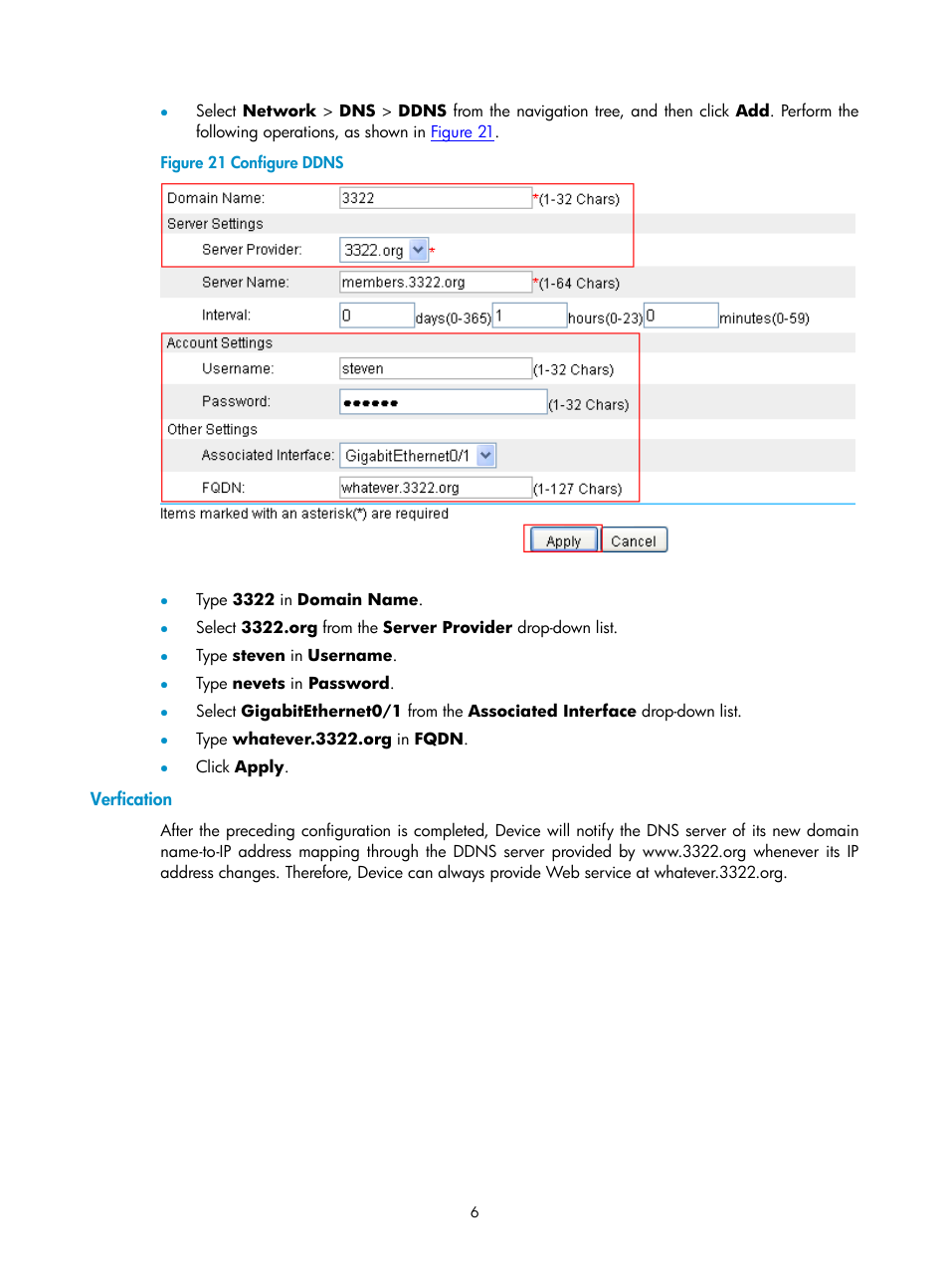 Verfication | H3C Technologies H3C SecPath F1000-E User Manual | Page 274 / 938