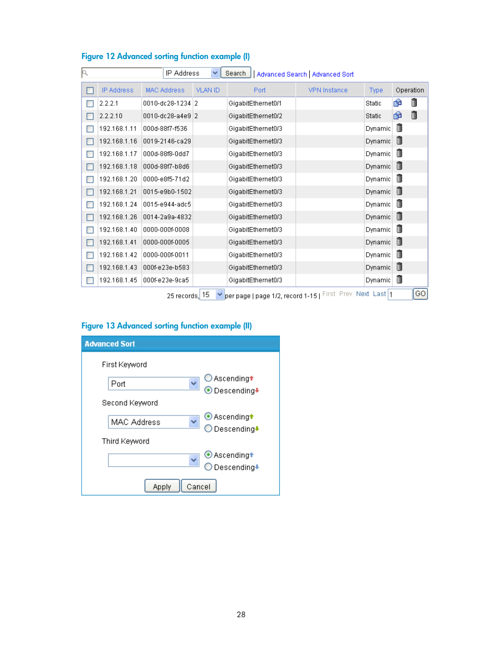 Figure 12, Figure 13 | H3C Technologies H3C SecPath F1000-E User Manual | Page 29 / 938