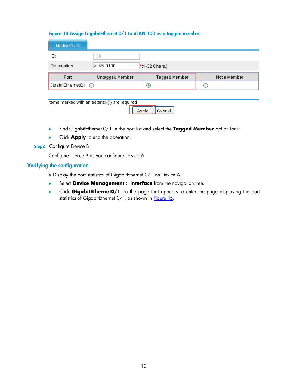 Verifying the configuration, N in, Figure 14 | H3C Technologies H3C SecPath F1000-E User Manual | Page 400 / 938
