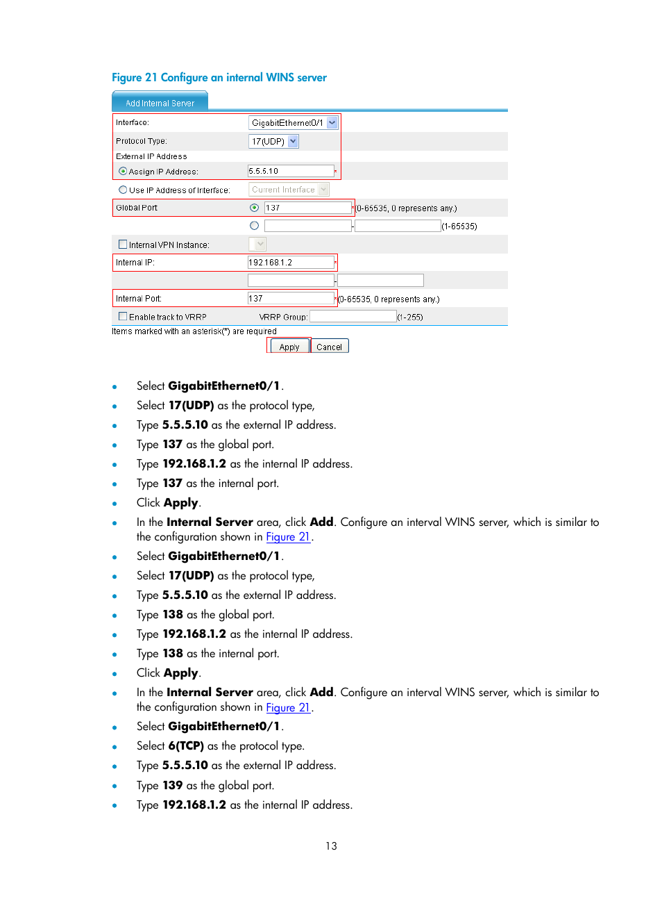 N in, Figure 21 | H3C Technologies H3C SecPath F1000-E User Manual | Page 476 / 938