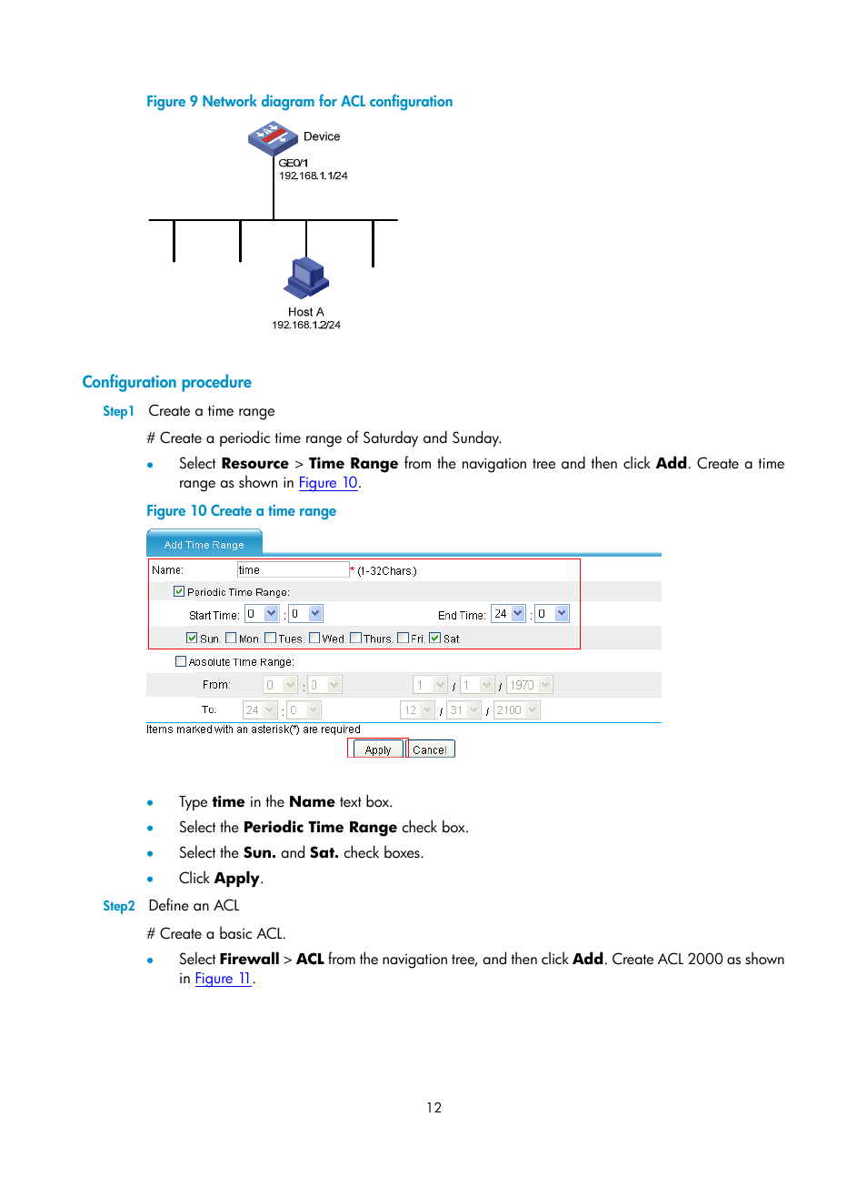Configuration procedure, N in, Figure 9 | H3C Technologies H3C SecPath F1000-E User Manual | Page 490 / 938