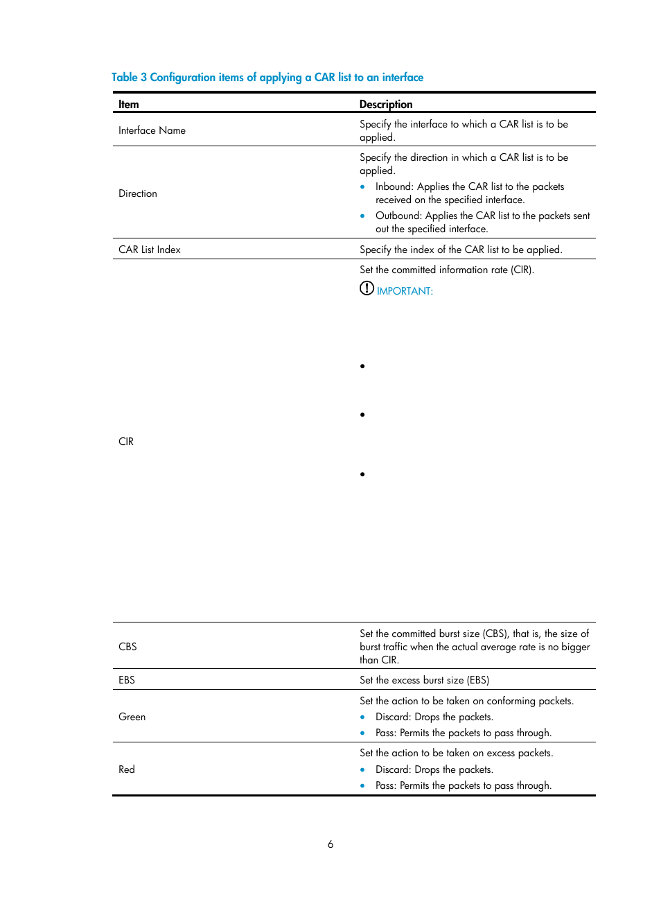Table 3 | H3C Technologies H3C SecPath F1000-E User Manual | Page 561 / 938