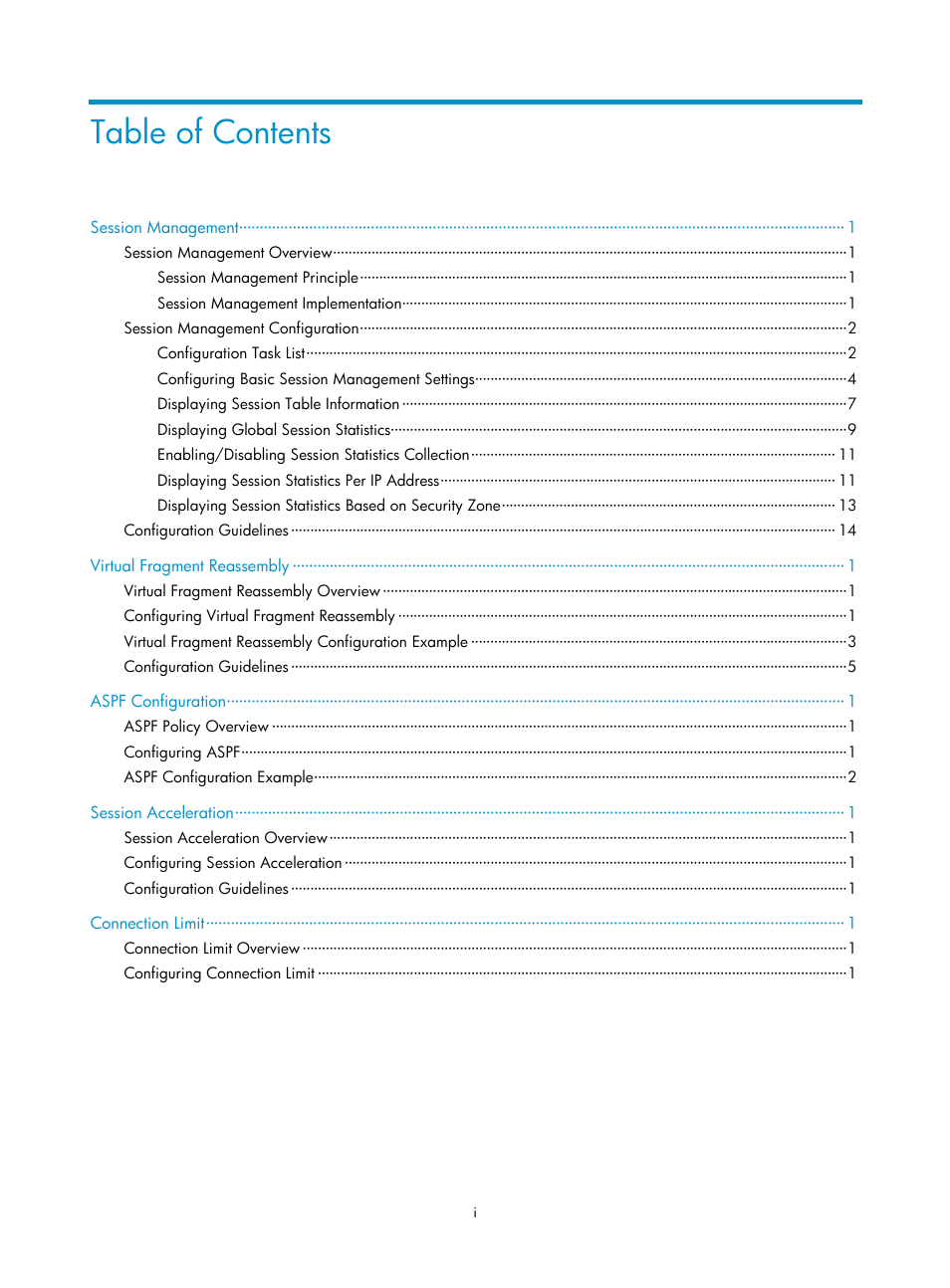 H3C Technologies H3C SecPath F1000-E User Manual | Page 564 / 938