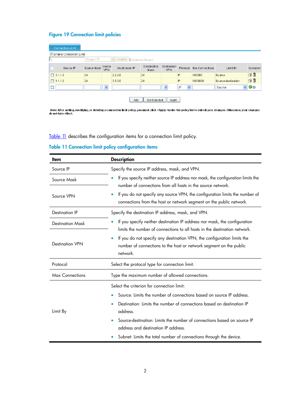 H3C Technologies H3C SecPath F1000-E User Manual | Page 590 / 938