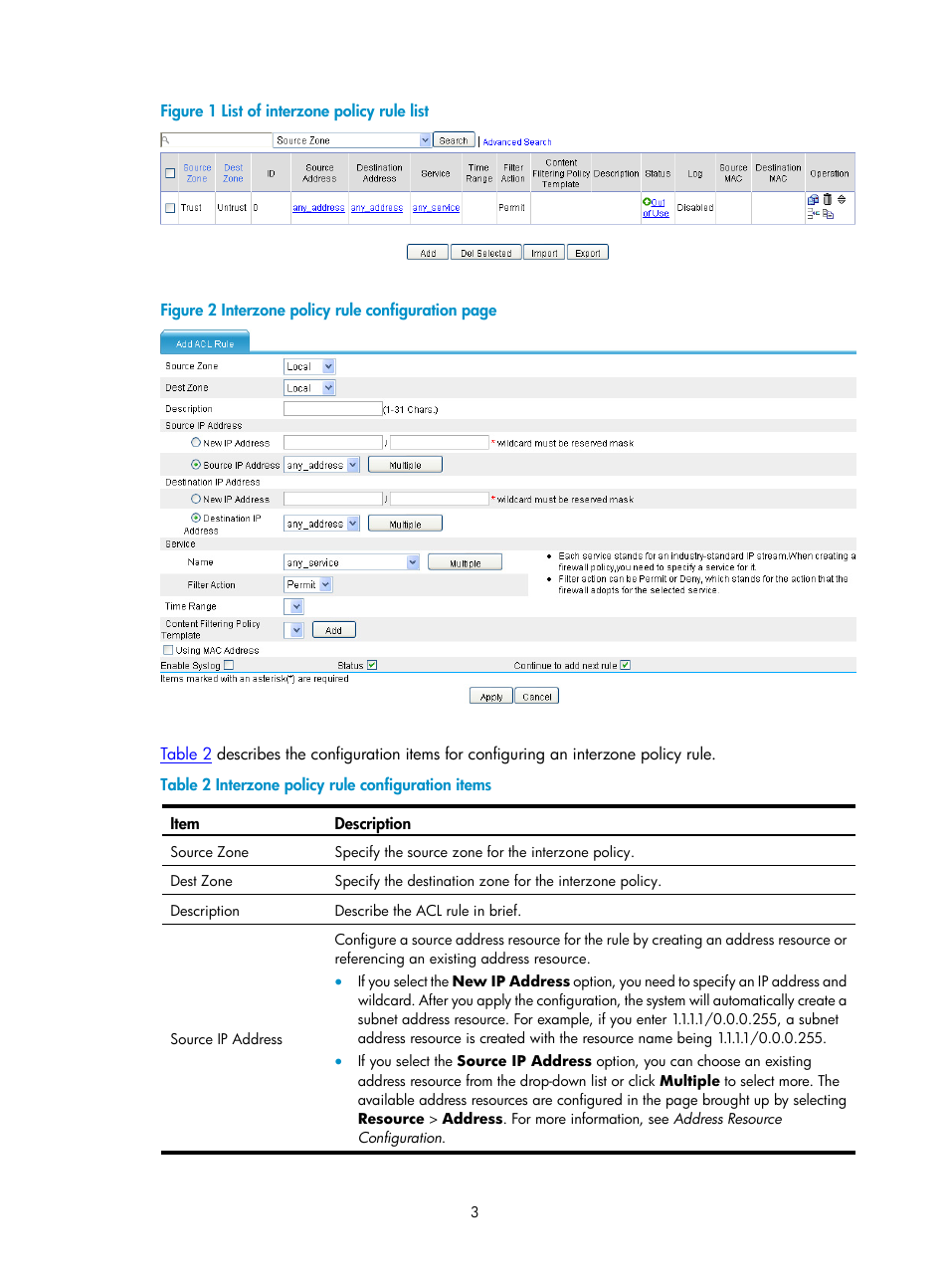 Figure 1, N in, Figure 2 | H3C Technologies H3C SecPath F1000-E User Manual | Page 595 / 938