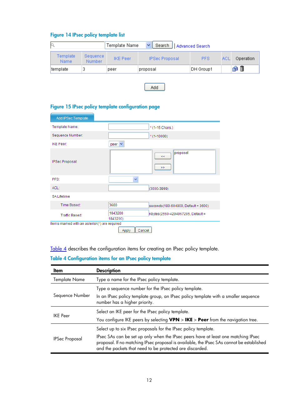 Figure 14, Figure 15 | H3C Technologies H3C SecPath F1000-E User Manual | Page 724 / 938