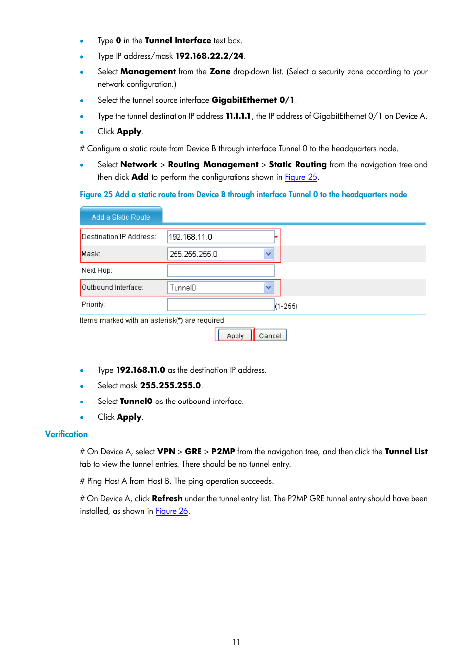 Verification | H3C Technologies H3C SecPath F1000-E User Manual | Page 757 / 938