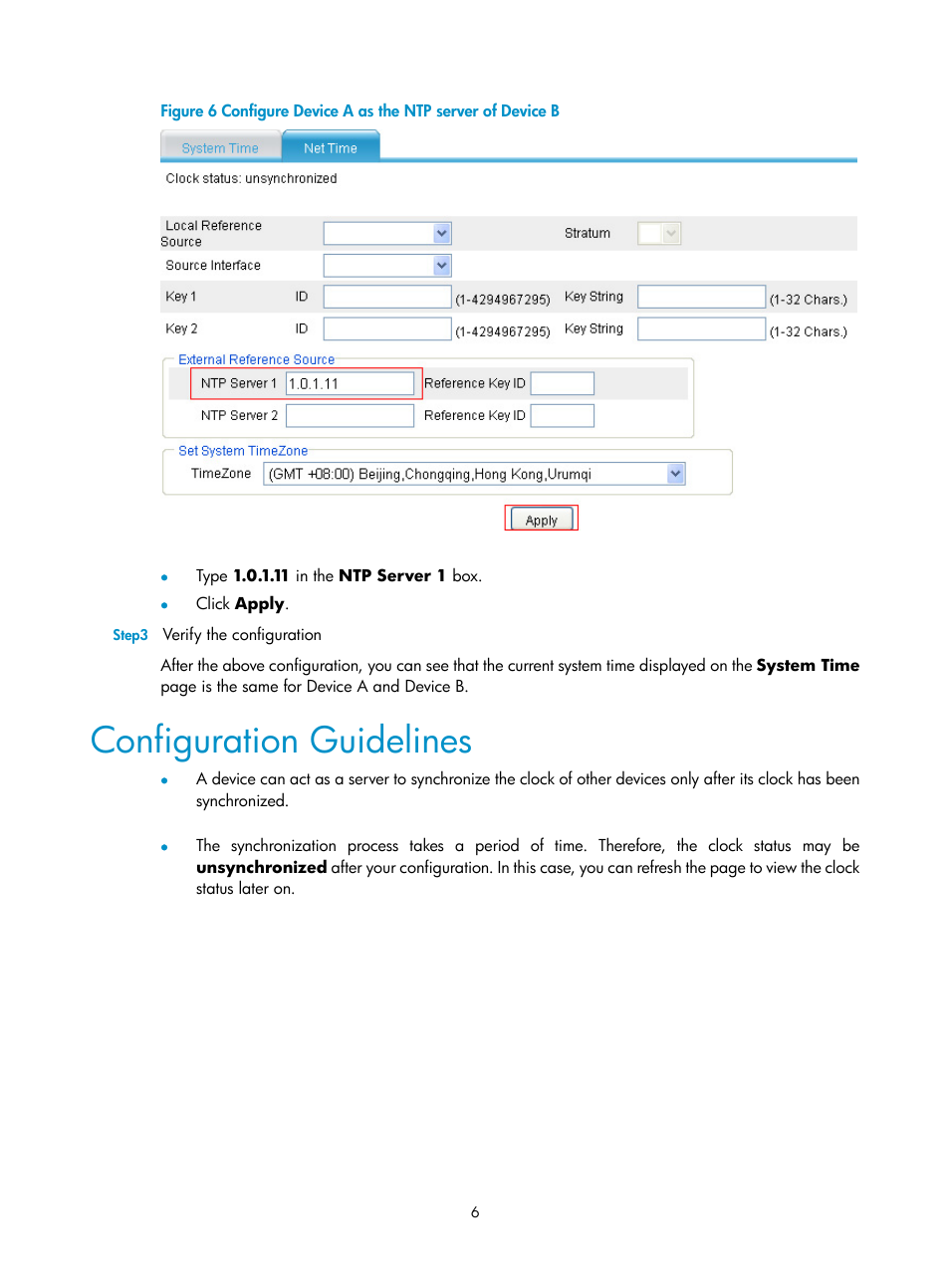 Configuration guidelines | H3C Technologies H3C SecPath F1000-E User Manual | Page 78 / 938