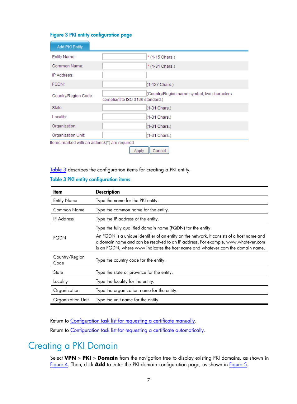 Creating a pki domain, N in, Figure 3 | H3C Technologies H3C SecPath F1000-E User Manual | Page 781 / 938