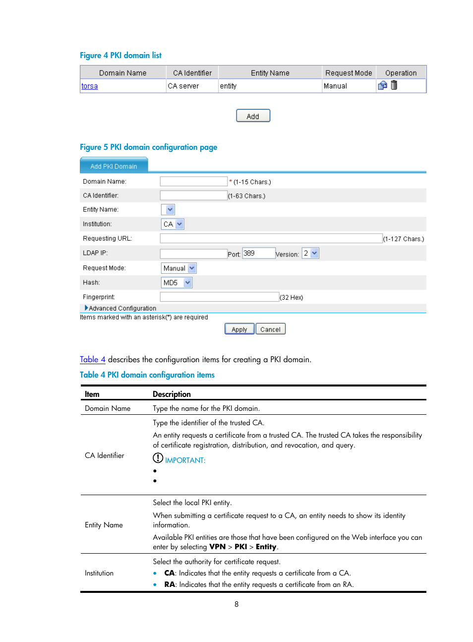 Figure 4, Figure 5 | H3C Technologies H3C SecPath F1000-E User Manual | Page 782 / 938