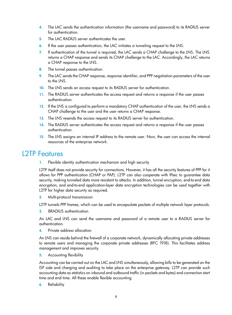 L2tp features | H3C Technologies H3C SecPath F1000-E User Manual | Page 814 / 938