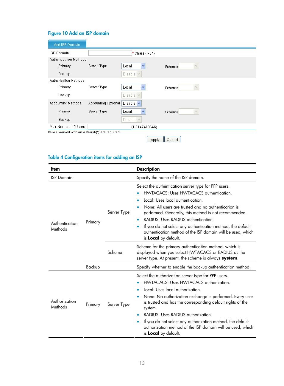 N in, Figure 10, Table 4 | H3C Technologies H3C SecPath F1000-E User Manual | Page 821 / 938