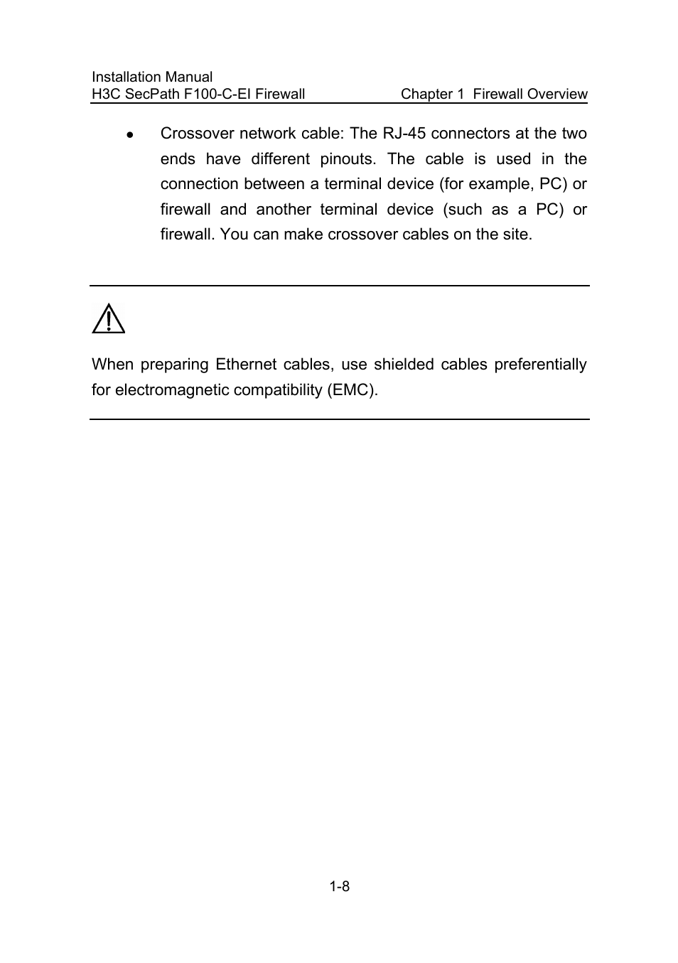 H3C Technologies H3C SecPath F100-C-EI User Manual | Page 20 / 79