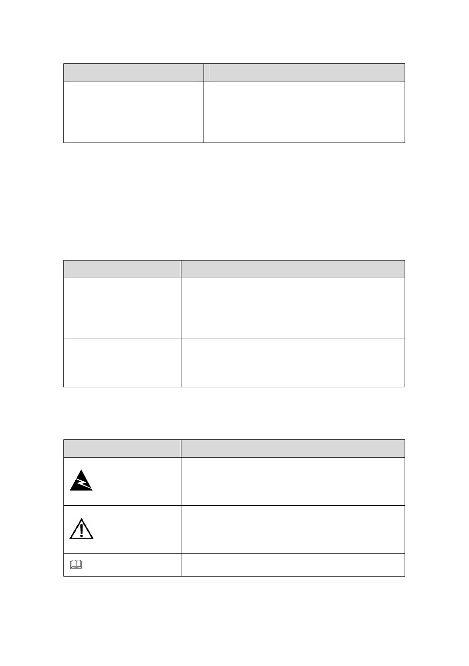 I. gui conventions, Ii. symbols | H3C Technologies H3C SecPath F100-C-EI User Manual | Page 4 / 79