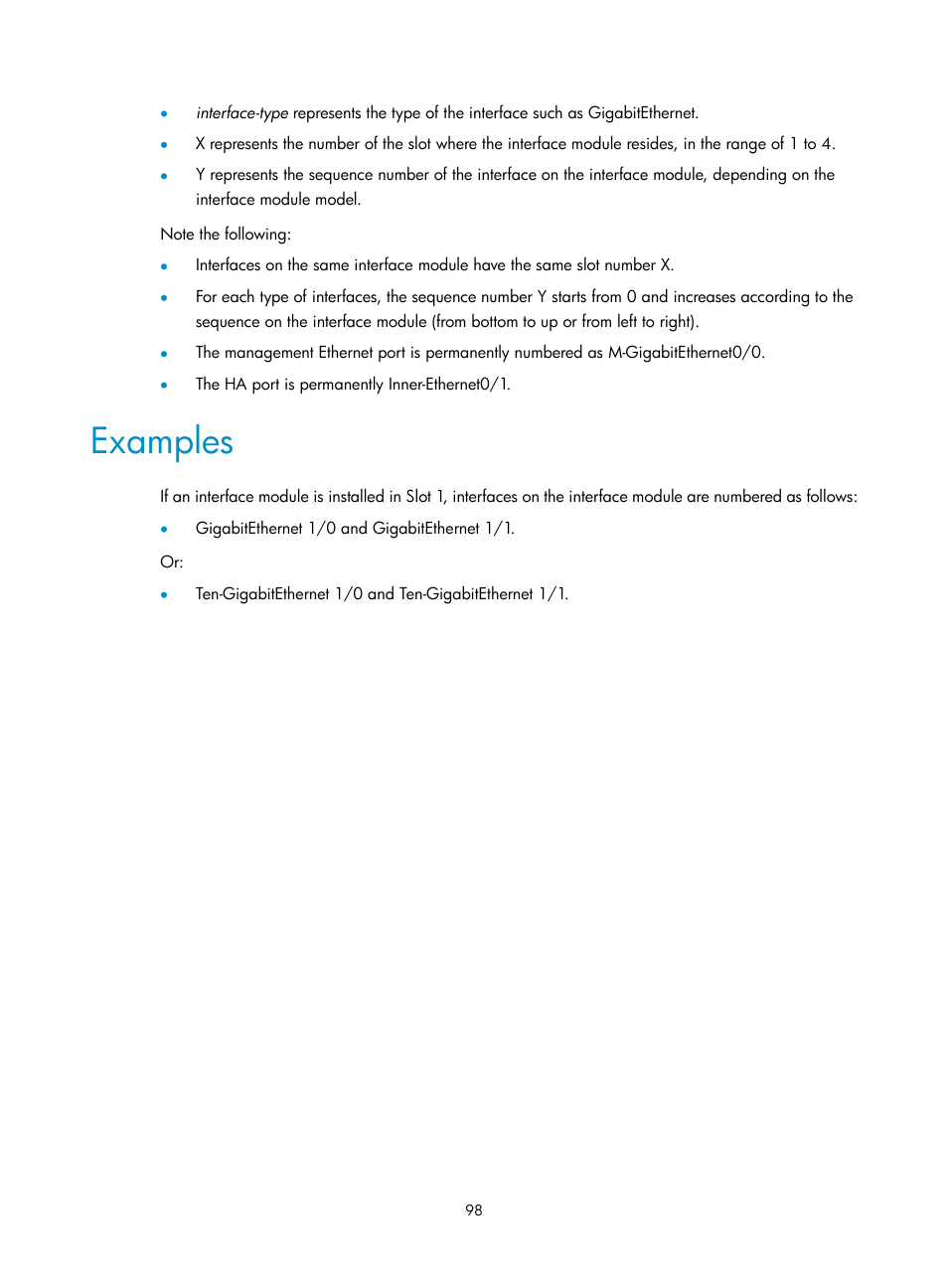 Examples | H3C Technologies H3C SecPath F5000-A5 Firewall User Manual | Page 108 / 121