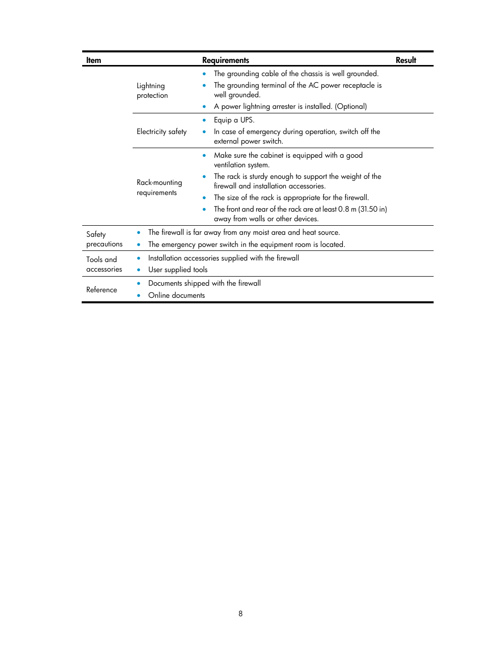 H3C Technologies H3C SecPath F5000-S Firewall User Manual | Page 17 / 86