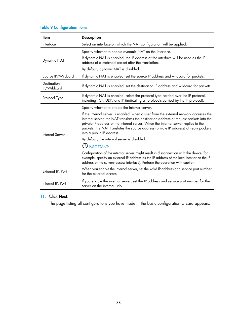 H3C Technologies H3C SecPath F5000-S Firewall User Manual | Page 47 / 86