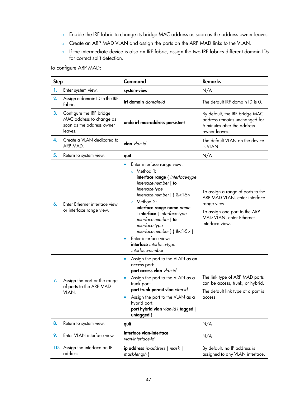 H3C Technologies H3C SecPath F5020 User Manual | Page 56 / 82