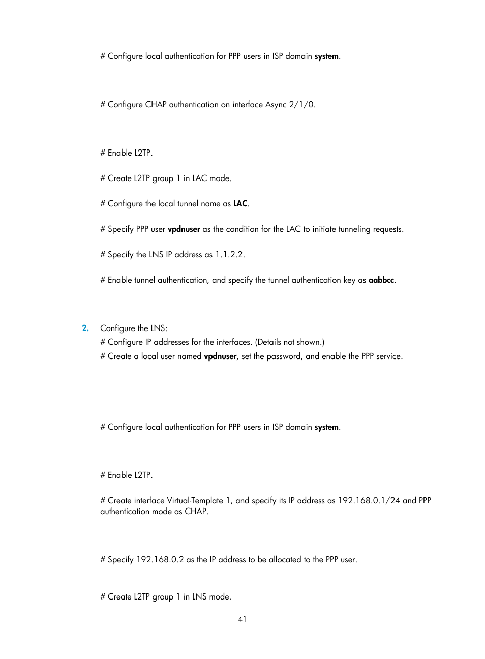 H3C Technologies H3C SecPath F5020 User Manual | Page 49 / 56