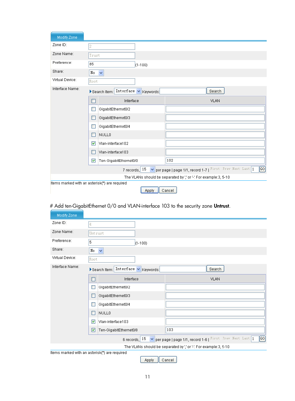 H3C Technologies H3C SecBlade FW Cards User Manual | Page 12 / 12