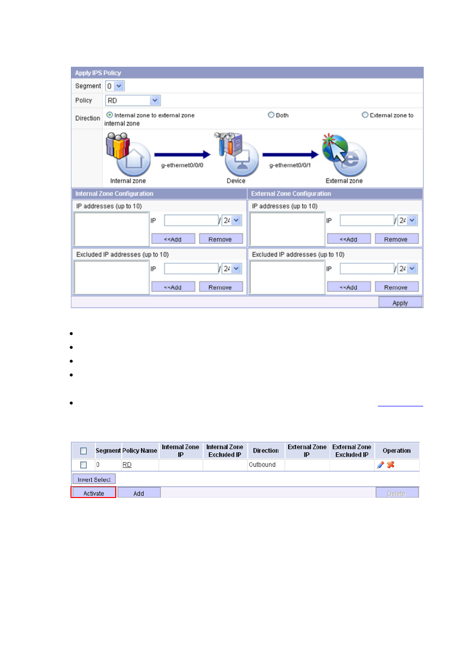 Configuration guidelines, Figure 14-16 | H3C Technologies H3C SecBlade IPS Cards User Manual | Page 127 / 219